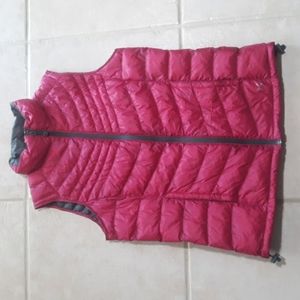 Xersion Packable Premium Down Womens Zip Up Vest Sz S #159